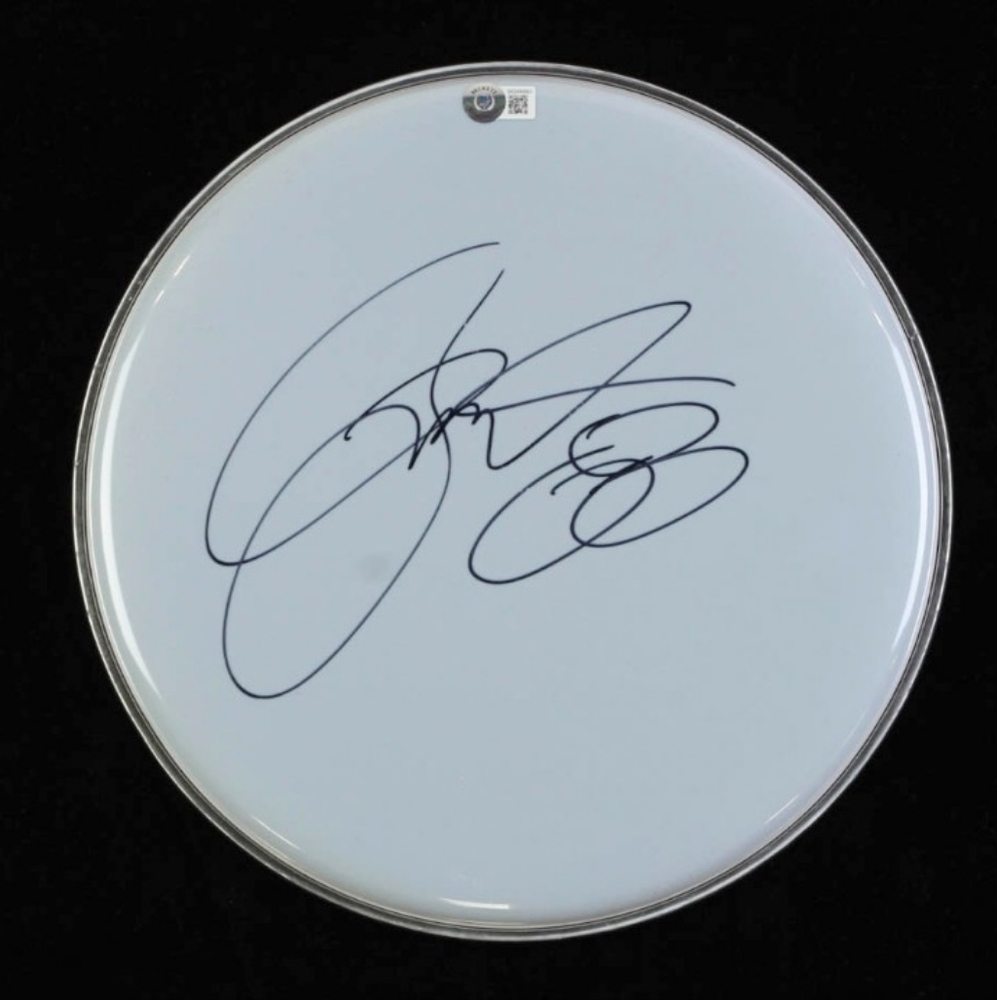 Jason Bonham signed drumhead